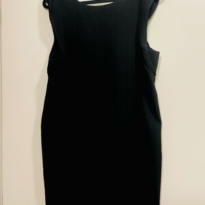 Everly Black Dress with Ruffle Detail